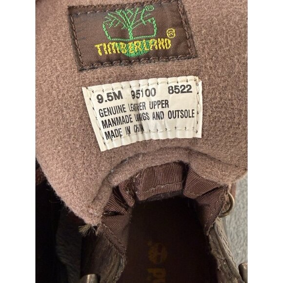 Timberland Euro Hiker Shoes Mens Size 9.5 Brown Leather Hiking Boots 95100 main image 14